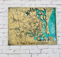Camden County Map Workshop Choice (You Pour the Background, We'll Attach the Map)