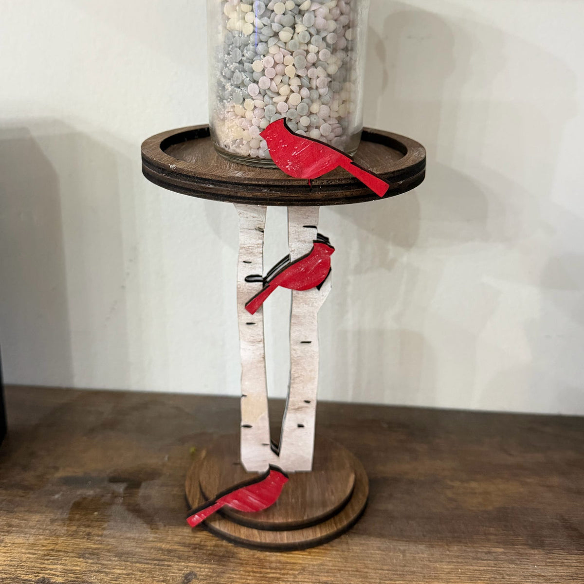 Cardinal & Birch Mason Jar Candle Stand G0773