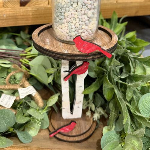 Cardinal & Birch Mason Jar Candle Stand G0773