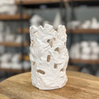 Ceramic Autumn Leaves Lantern, paint-your-own ceramic from Paisley Grace Makery, Fernandina Beach FL