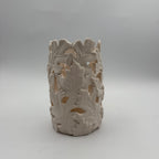 Ceramic Autumn Leaves Lantern, ceramic painting project, view 2