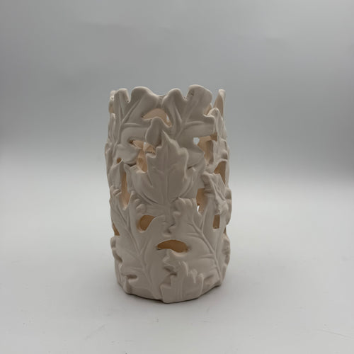 Ceramic Autumn Leaves Lantern G0745