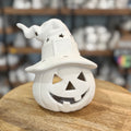 Ceramic Witch Hat Jack-O-Lantern, paint-your-own ceramic from Paisley Grace Makery, Fernandina Beach FL