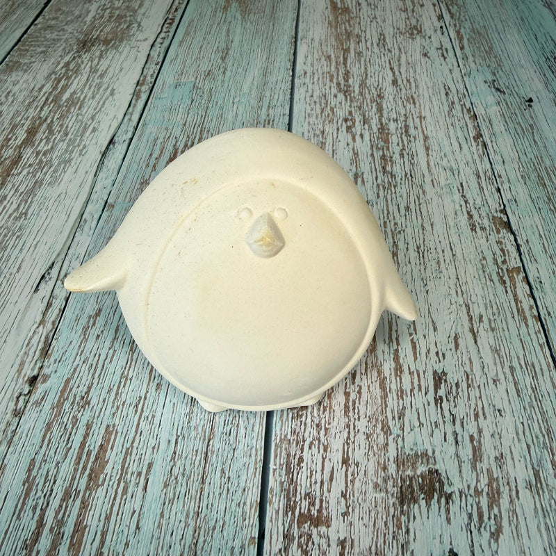 Ceramic Round Penguin Bank