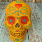 Ceramic Sugar Skull Bank
