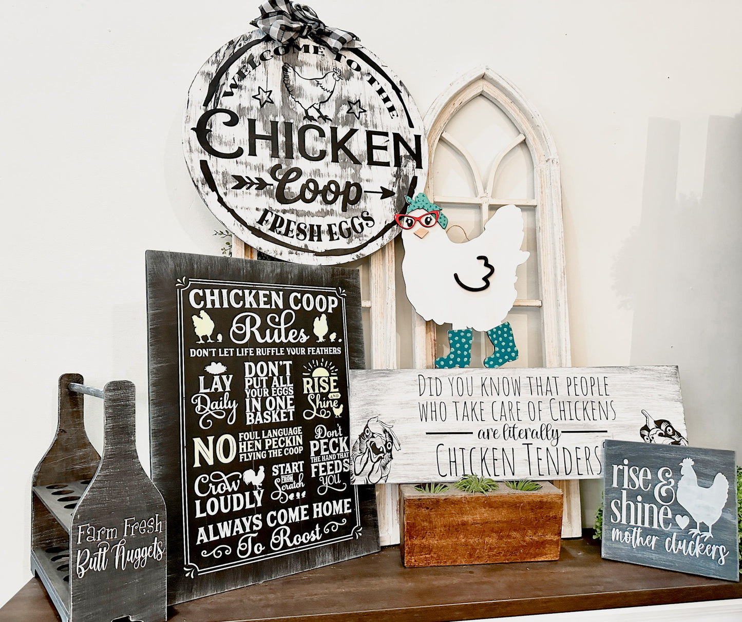 Did You Know People Who...Chicken Tenders Plank Design P02689