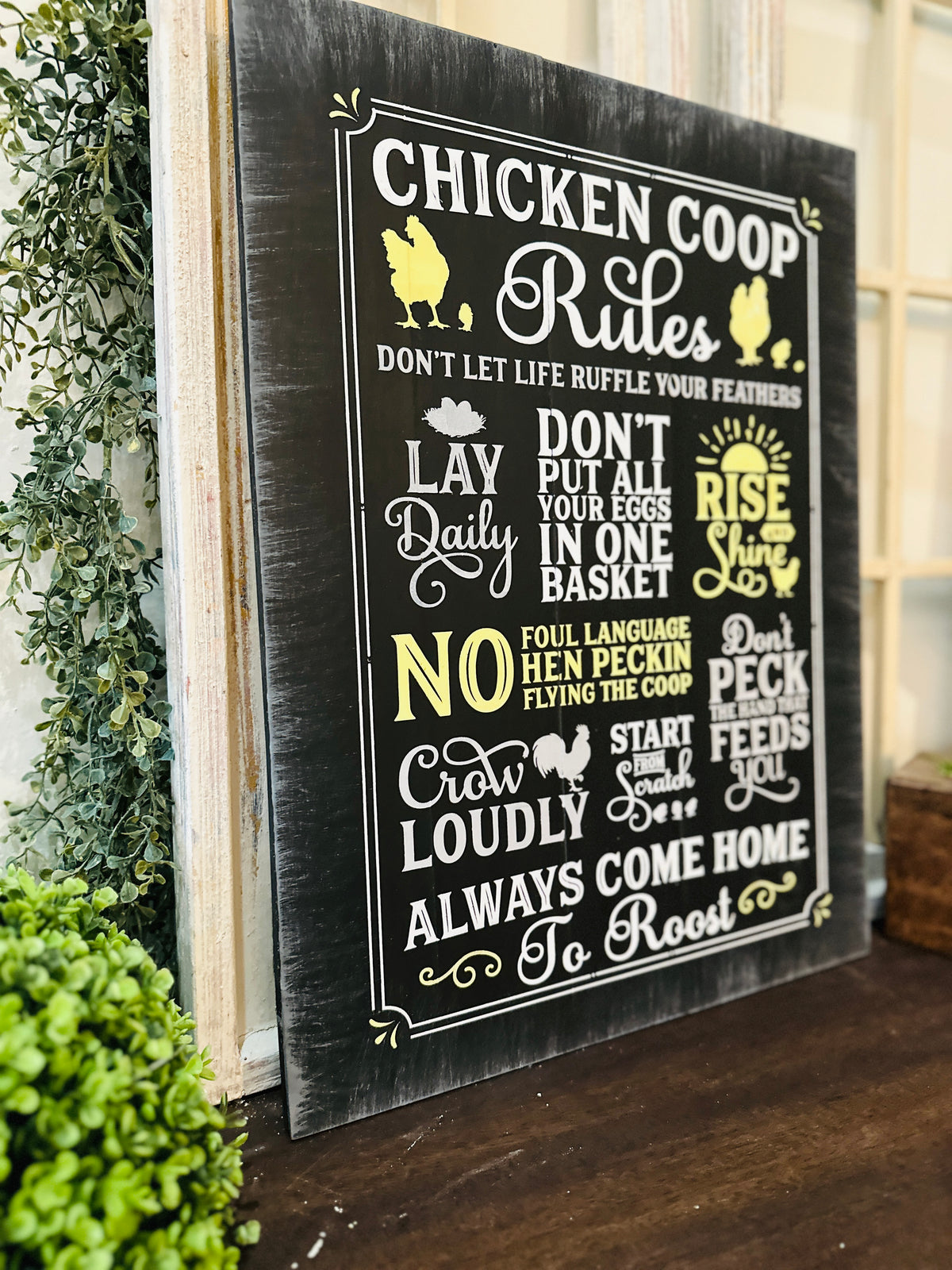 Chicken Coop Rules Signature Design P02690