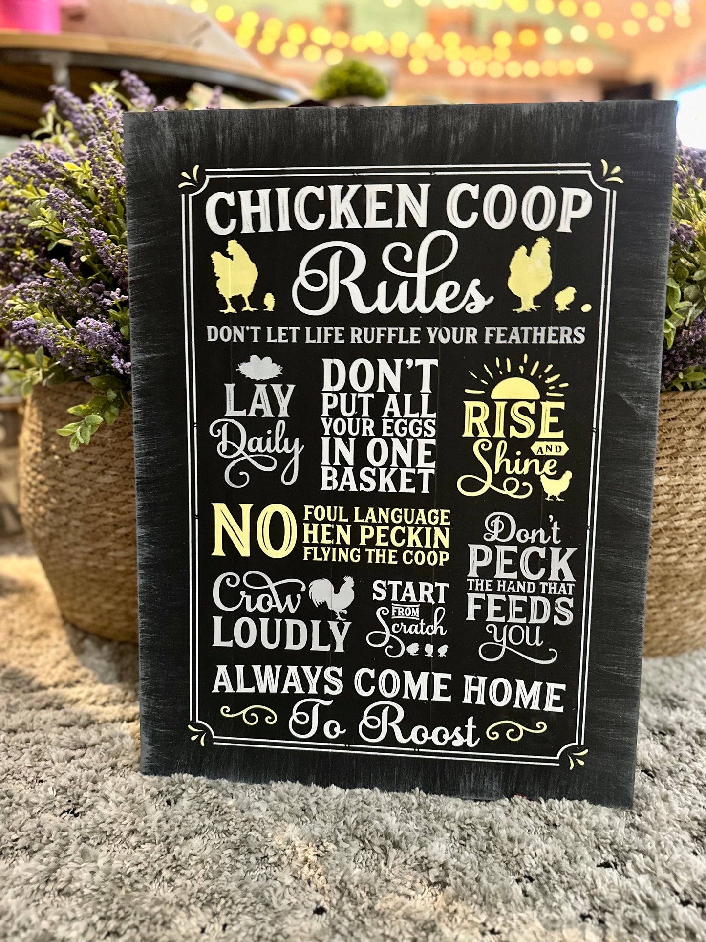 Chicken Coop Rules Signature Design P02690