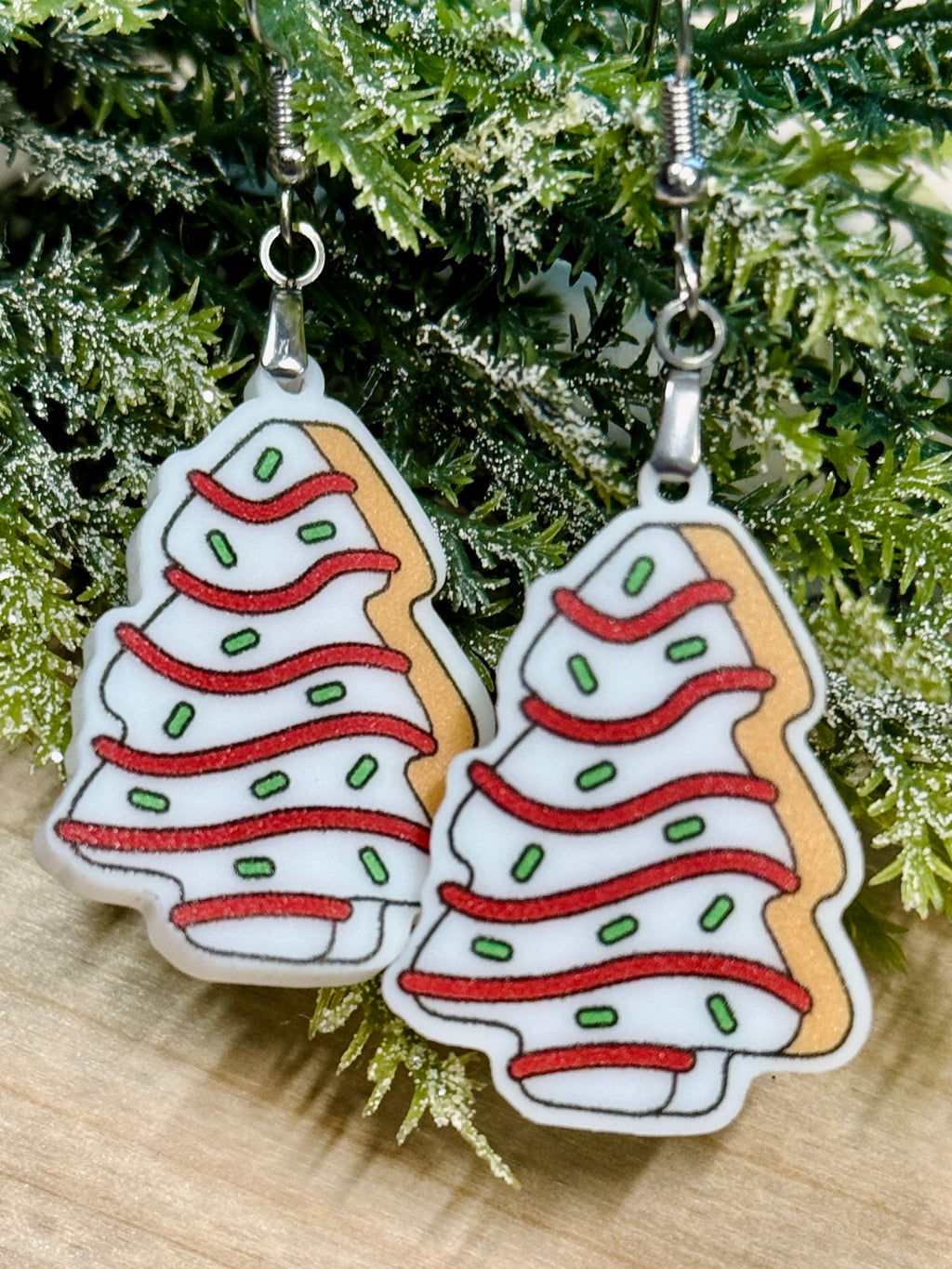 Christmas Cake Earrings G202