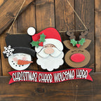 Christmas Cheer Welcome Here  3D DOOR HANGER - G182