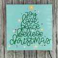 Christmas Word Tree Lighted Sign P13487