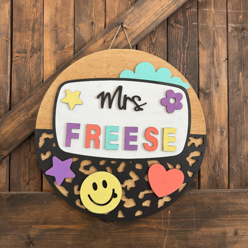Composition Book Teacher 3D DOOR HANGER - P014234