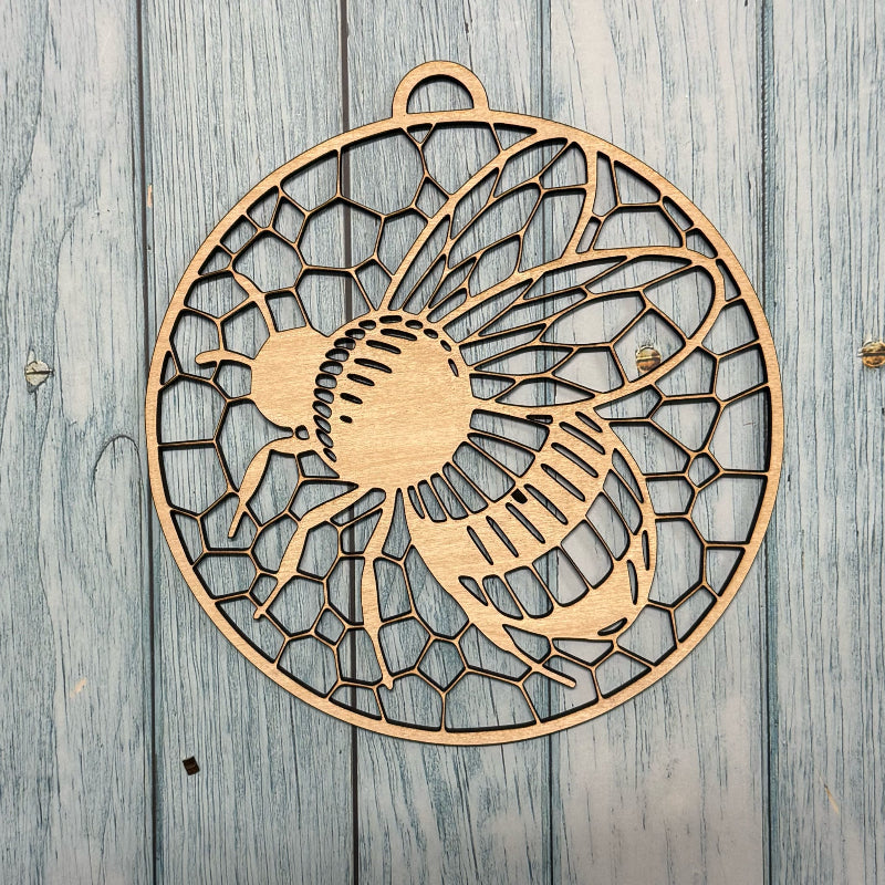 SeaGlass Sun Catcher Bee- P014287