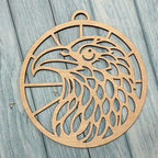 SeaGlass Sun Catcher Eagle- P014286