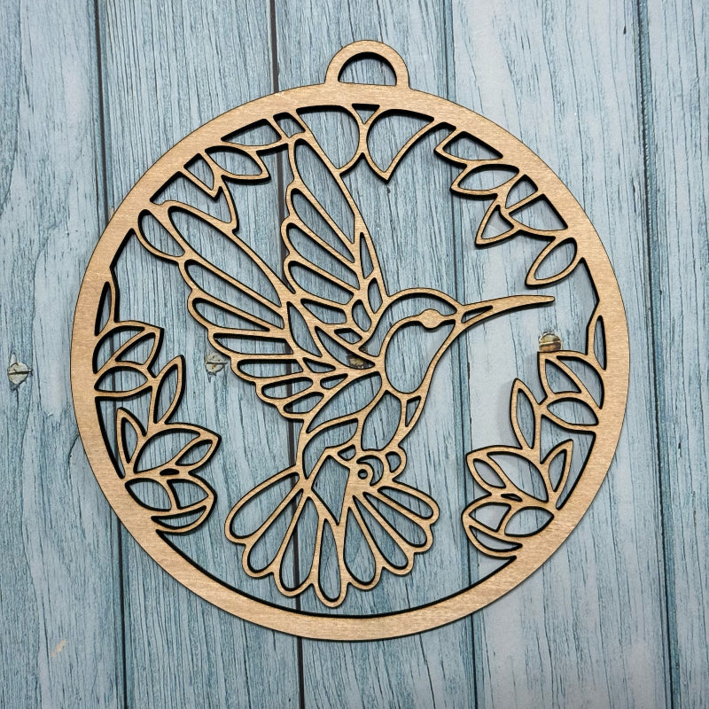 SeaGlass Sun Catcher Hummingbird - P014275