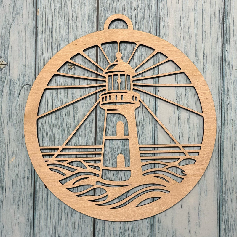 Create Your Own SeaGlass Sun Catcher Lighthouse - P014274