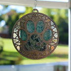 SeaGlass Sun Catcher Paw- P014281