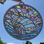 SeaGlass Sun Catcher  Shell- P014282