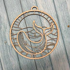 SeaGlass Sun Catcher Whale- P014284