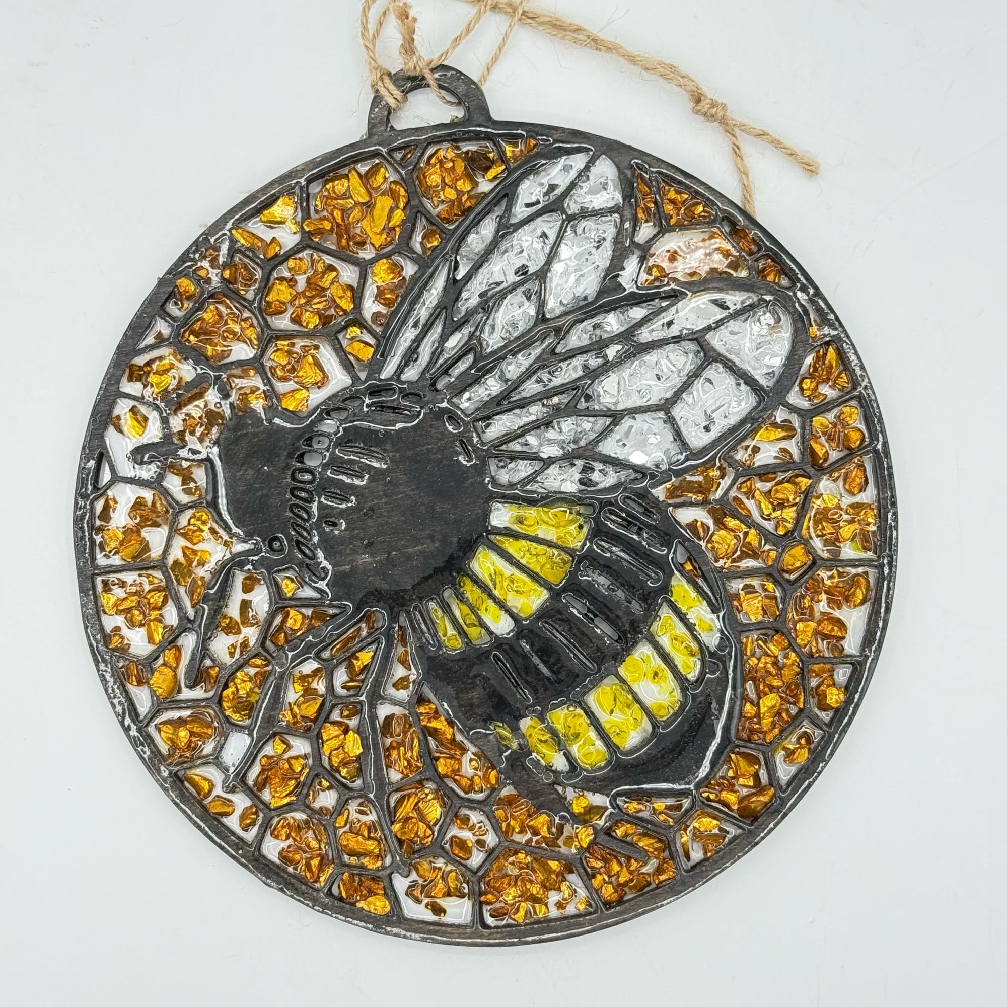 SeaGlass Sun Catcher Bee- P014287