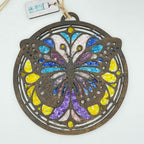 SeaGlass Sun Catcher Butterfly- P014288
