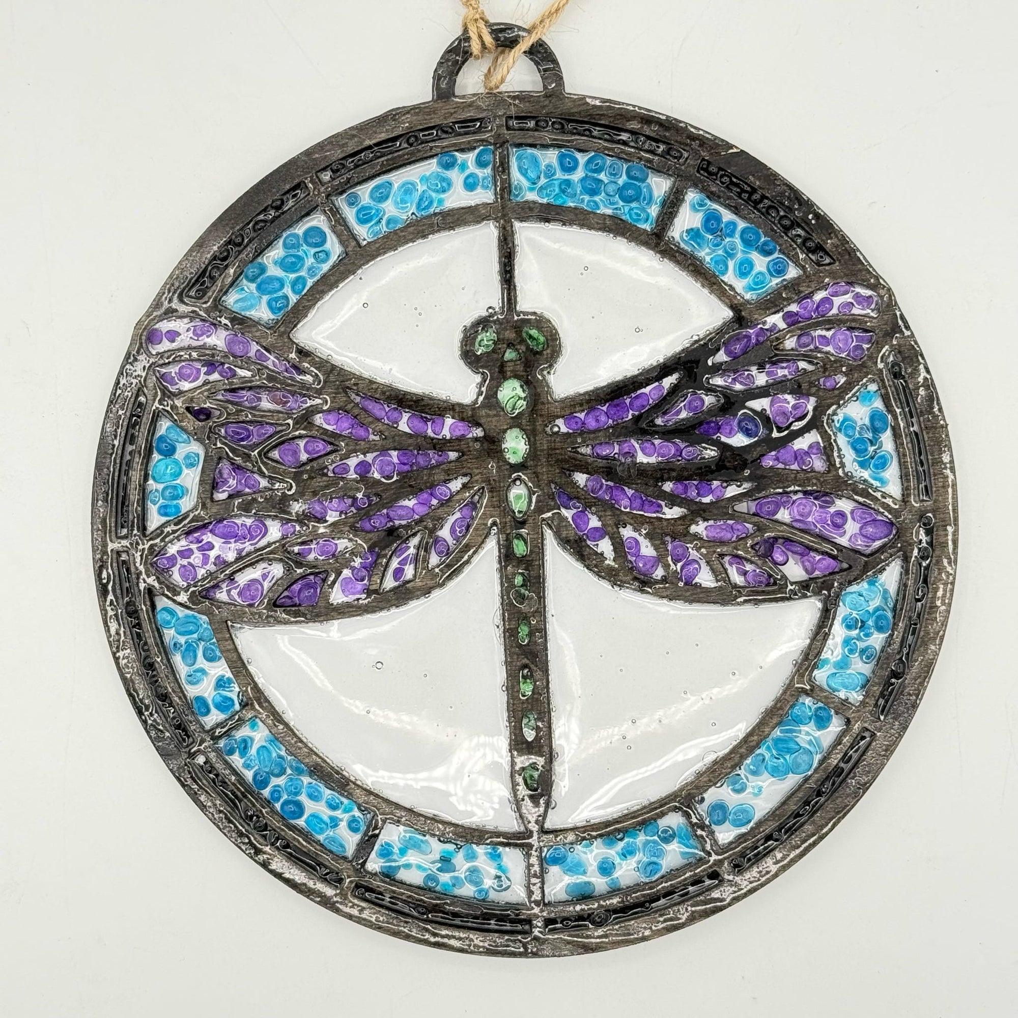 SeaGlass Sun Catcher Dragonfly- P014278