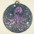 SeaGlass Sun Catcher Octopus- P014280