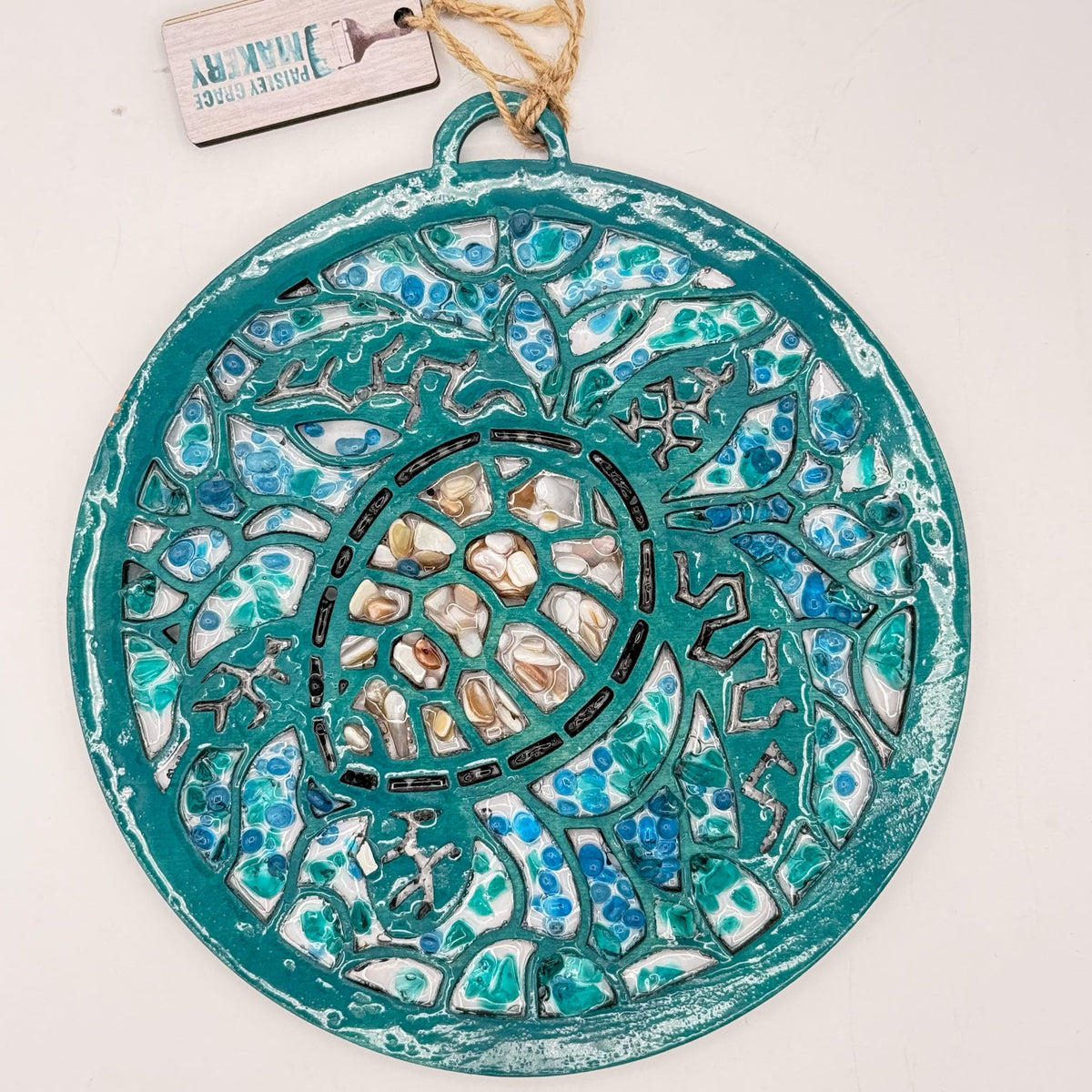 SeaGlass Sun Catcher Turtle - P014212
