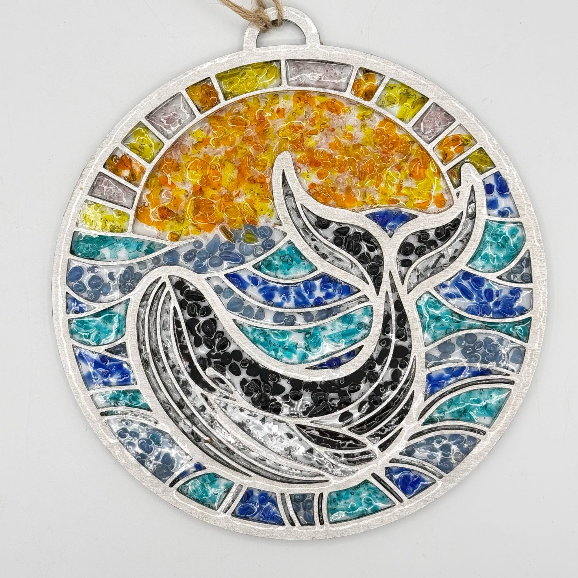 SeaGlass Sun Catcher Whale- P014284