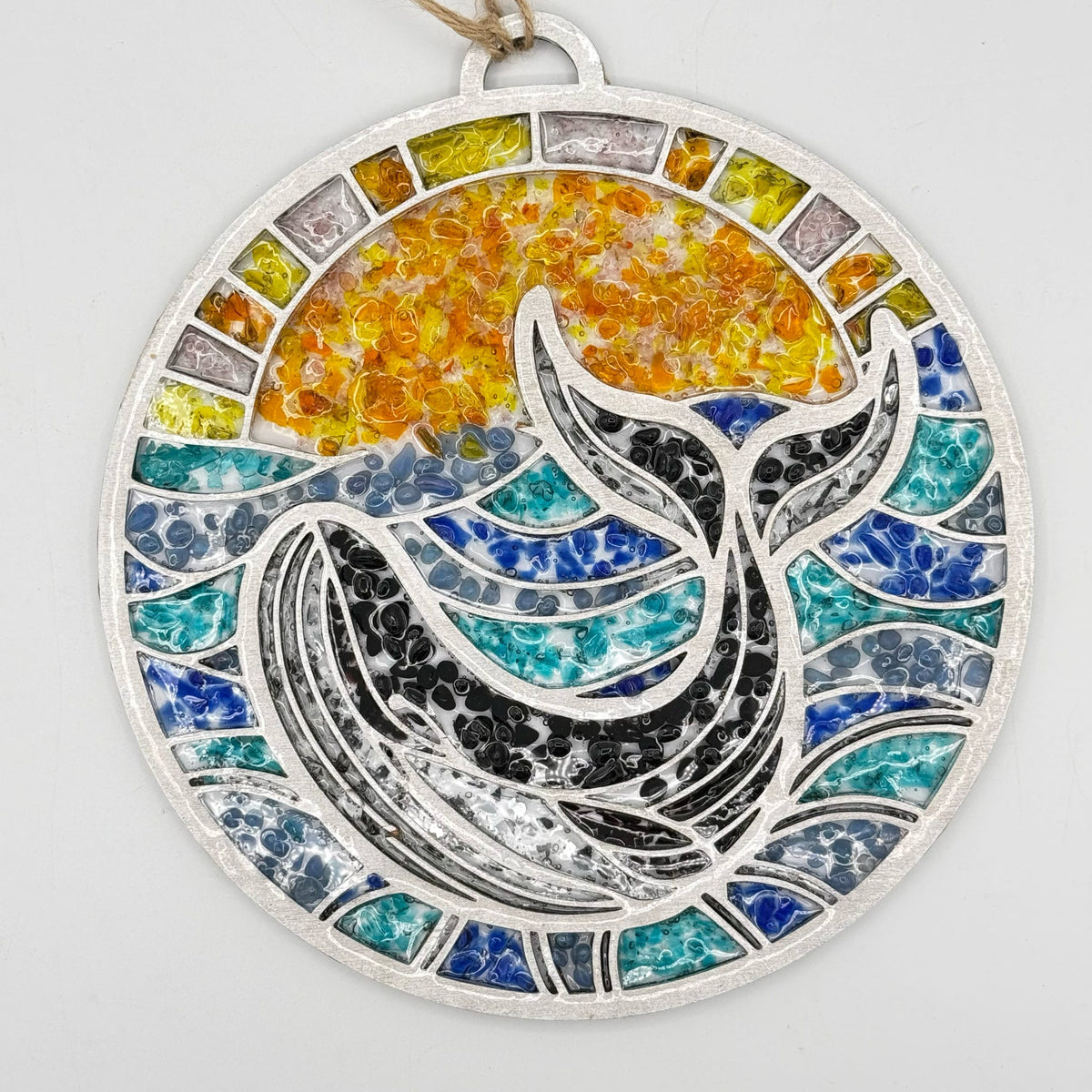 SeaGlass Sun Catcher Whale- P014284
