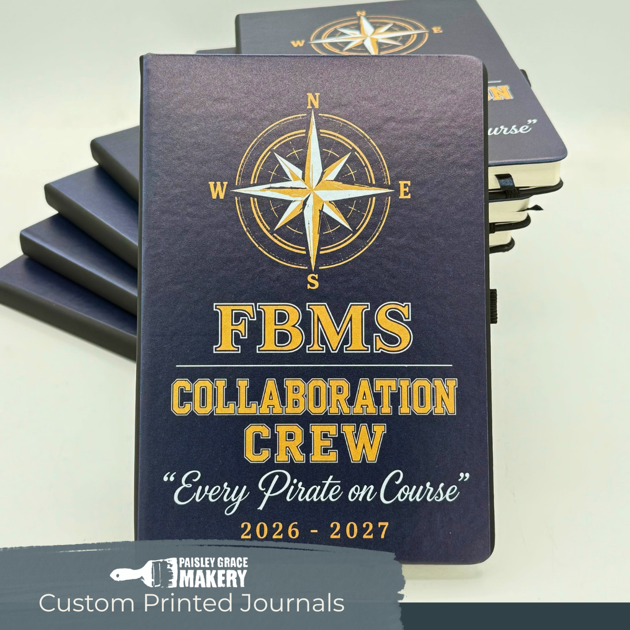 Custom Printed Journal – Personalized Hardcover Notebook with Your Photo, Logo, or Design G0702