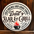 Dad's Bar & Grill ROUND DESIGN P2653