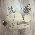 Deck the Halls Tree Shelf Sitter 3D LASER PROJECT - G151