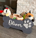 Dog Toy Box Personalized 18"x8" P03526