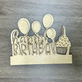Drop In Happy Birthday 3D LASER PROJECT - P014142