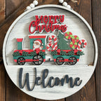 Drop In Merry Christmas Train  3D LASER PROJECT  G89