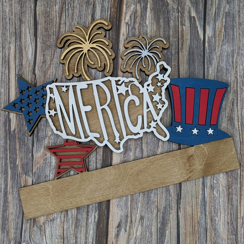 Drop In Patriotic 3D LASER PROJECT - P014138