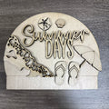 Drop In Sign Summer 3D LASER PROJECT - P014127