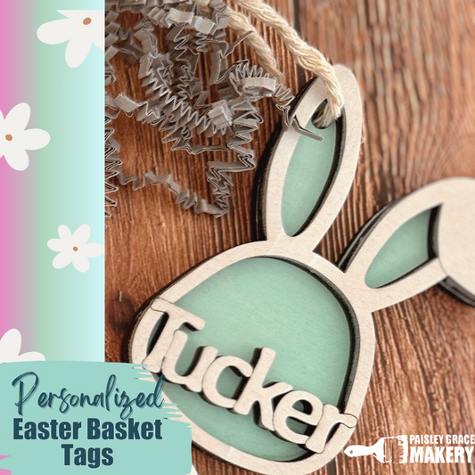 Bunny Personalized Easter Tags
