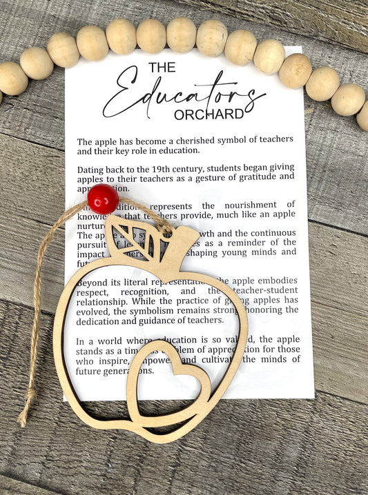 Educators Orchard Story Card Ornament P13425