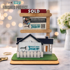 Realtor 3D Business Card Holder PROJECT G305