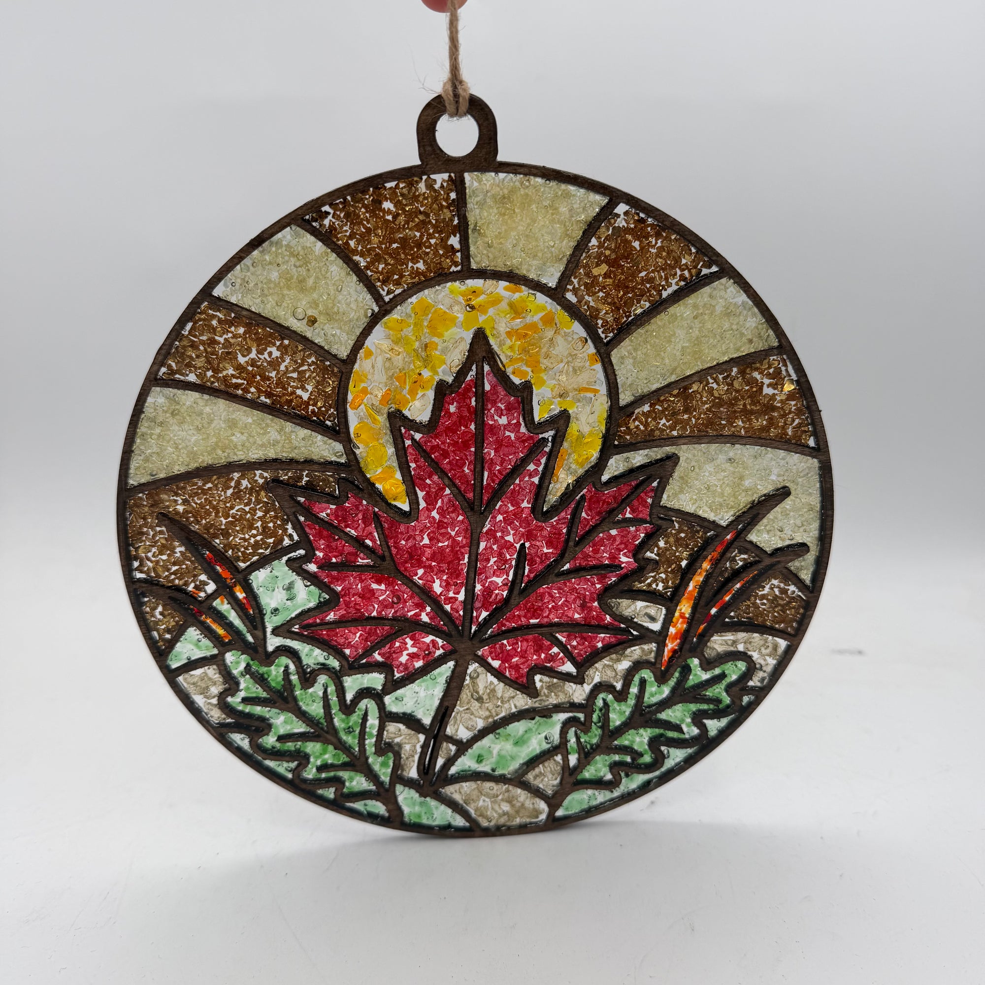 Fall Maple Leaf Sun Catcher G0700