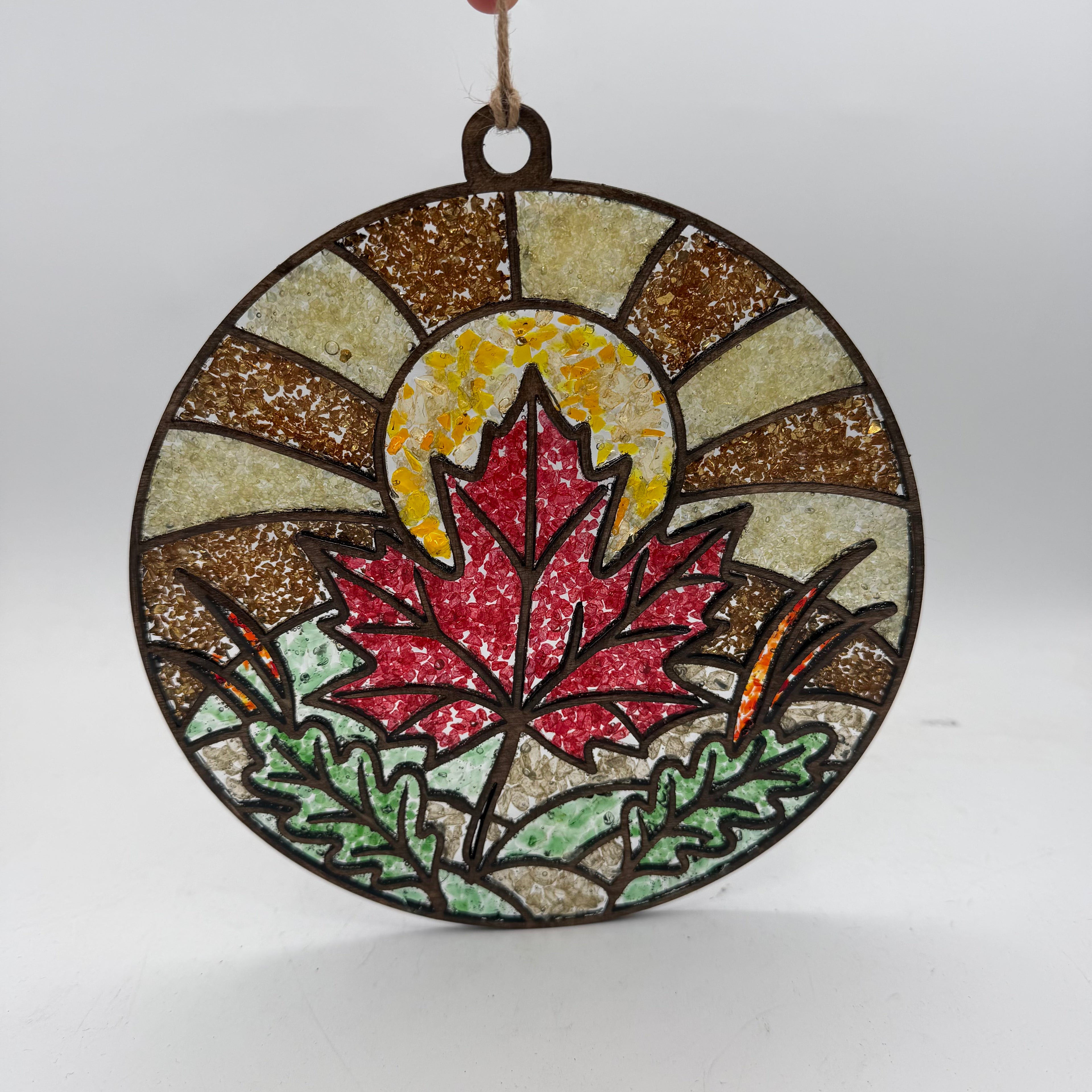 Fall Maple Leaf Sun Catcher G0700