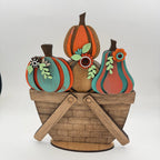 Fall Pumpkin Basket Changeable 3D LASER PROJECT- G0646