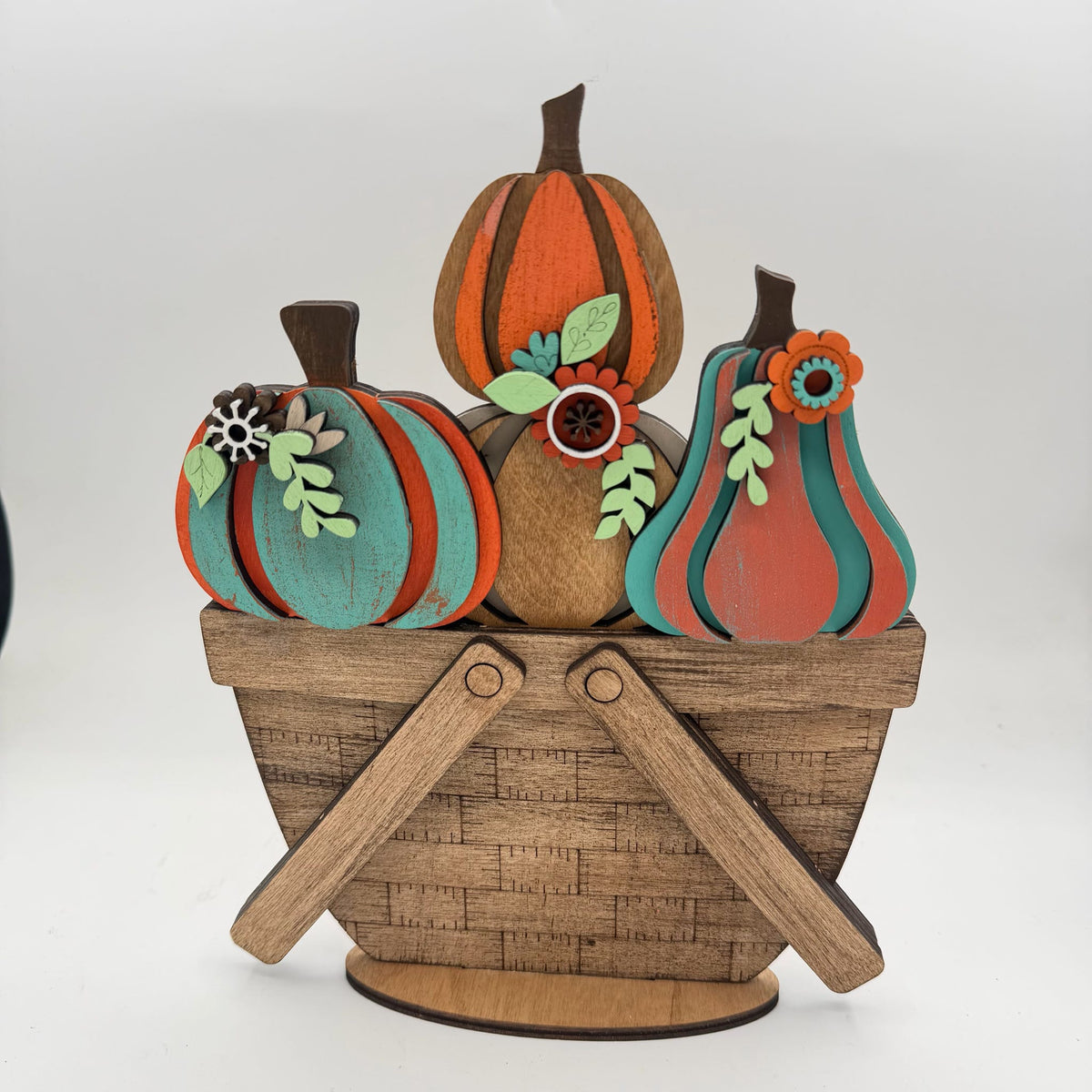Fall Pumpkin Basket Changeable 3D LASER PROJECT- G0646
