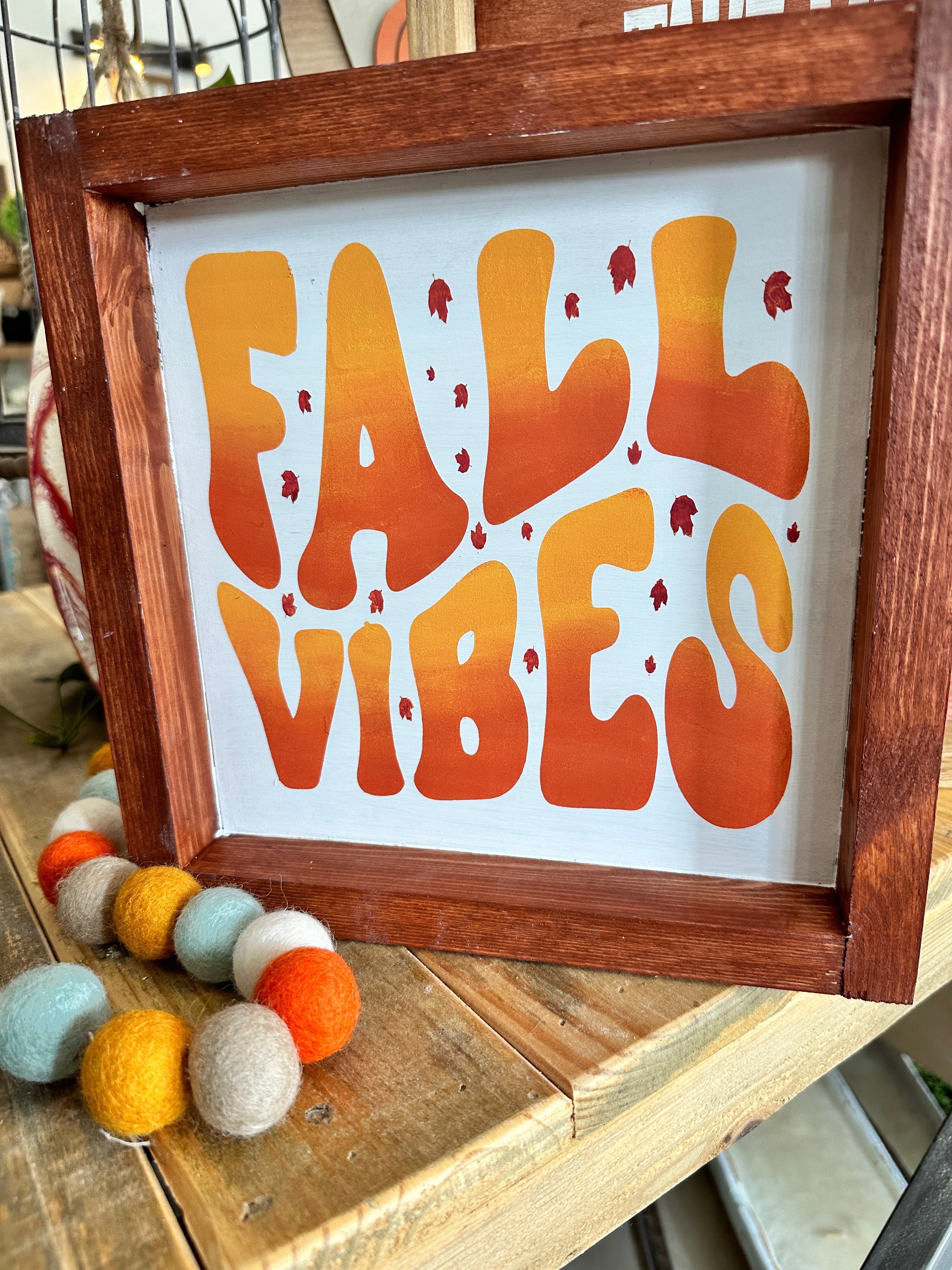 PAINTED Fall Vibes Retro MINI DESIGN P02926