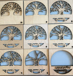 Family Tree Layered Sign P03738