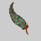 Feather Patina  3D LASER PROJECT G490