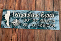GPS Paint Poured Plank P03753