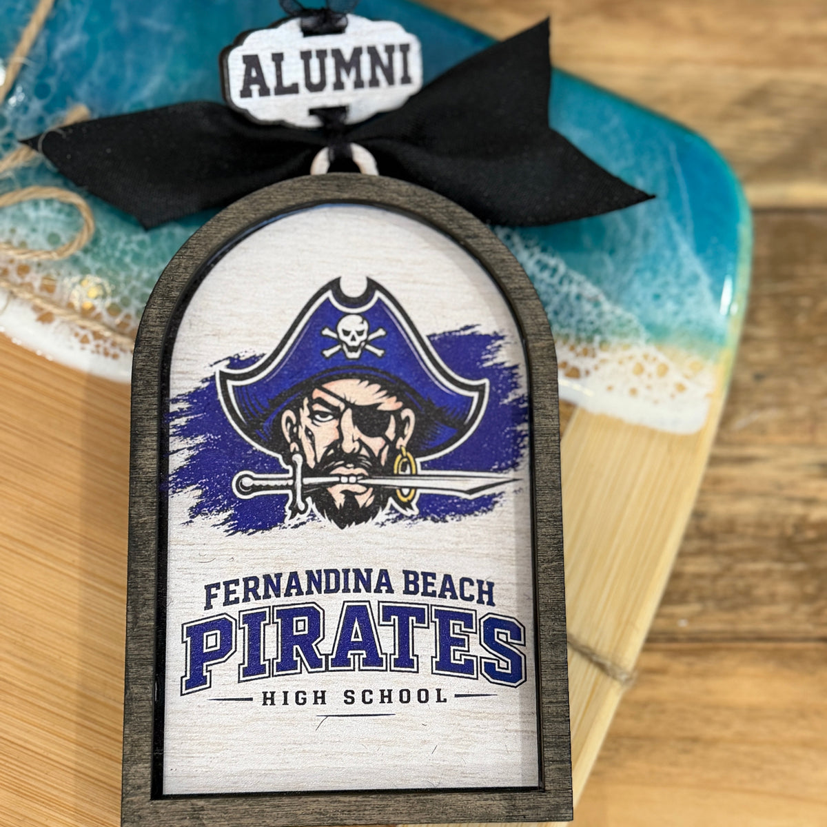 Fernandina Beach Pirates Car Charm/Door Hanger G487